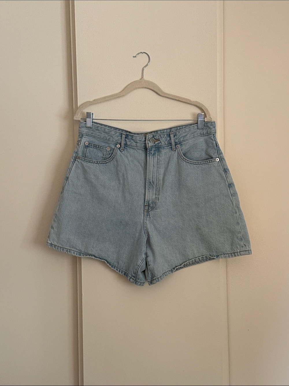 Everlane A-Line Denim Shorts - Picture 2 of 7